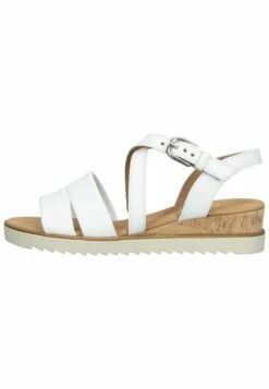 Gabor Sandalen Met Sleehak - WeissKork