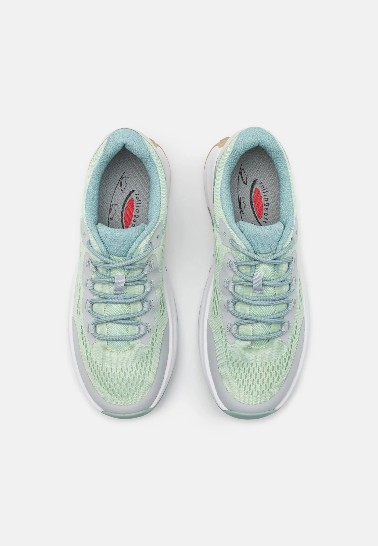 Gabor Comfort Sneakers Laag - Light Mint/Grau 8 Gabor Comfort Sneakers Laag - Light Mint/Grau - Afbeelding 6