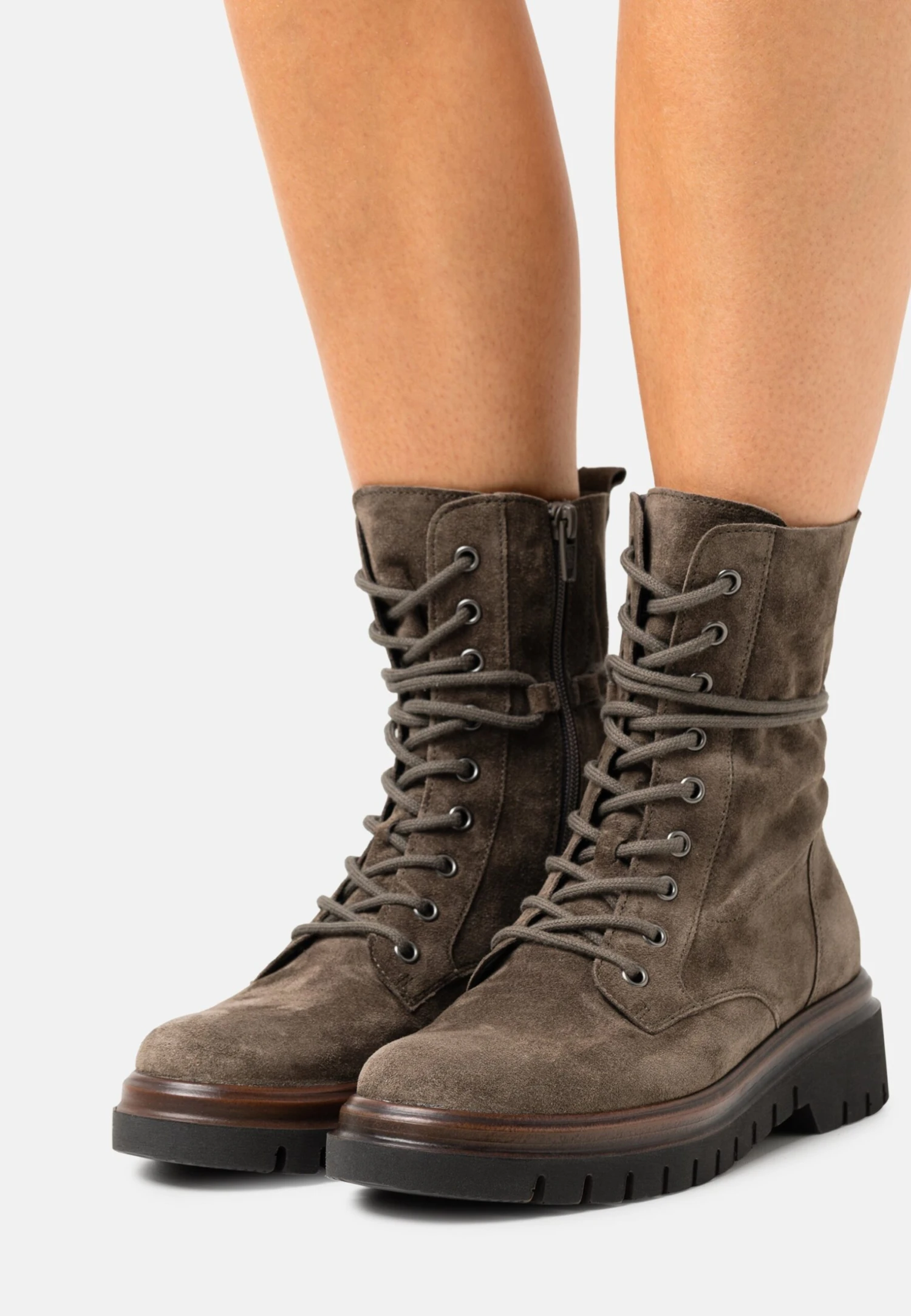 Gabor Enkellaarsjes Met Plateauzool - Tartufo/Cognac 3 Gabor Enkellaarsjes Met Plateauzool - Tartufo/Cognac