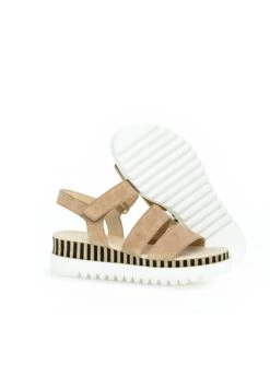 Gabor Sandalen Met Sleehak - Beige -Gabor Schoenen 0befb801a5fd45fba494ec3e6db39bb0