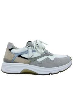 Gabor Rolling Soft- Sneakers Laag - White Grey -Gabor Schoenen 0e8087c112bf446ea4d1ad053f87b988