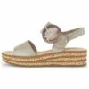 Gabor Sandalen Met Sleehak - Schilf -Gabor Schoenen 18e6967fa2a0404cbe6159376a752d07
