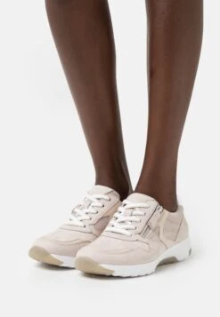 Gabor Comfort Sneakers Laag - Puder/Weiß