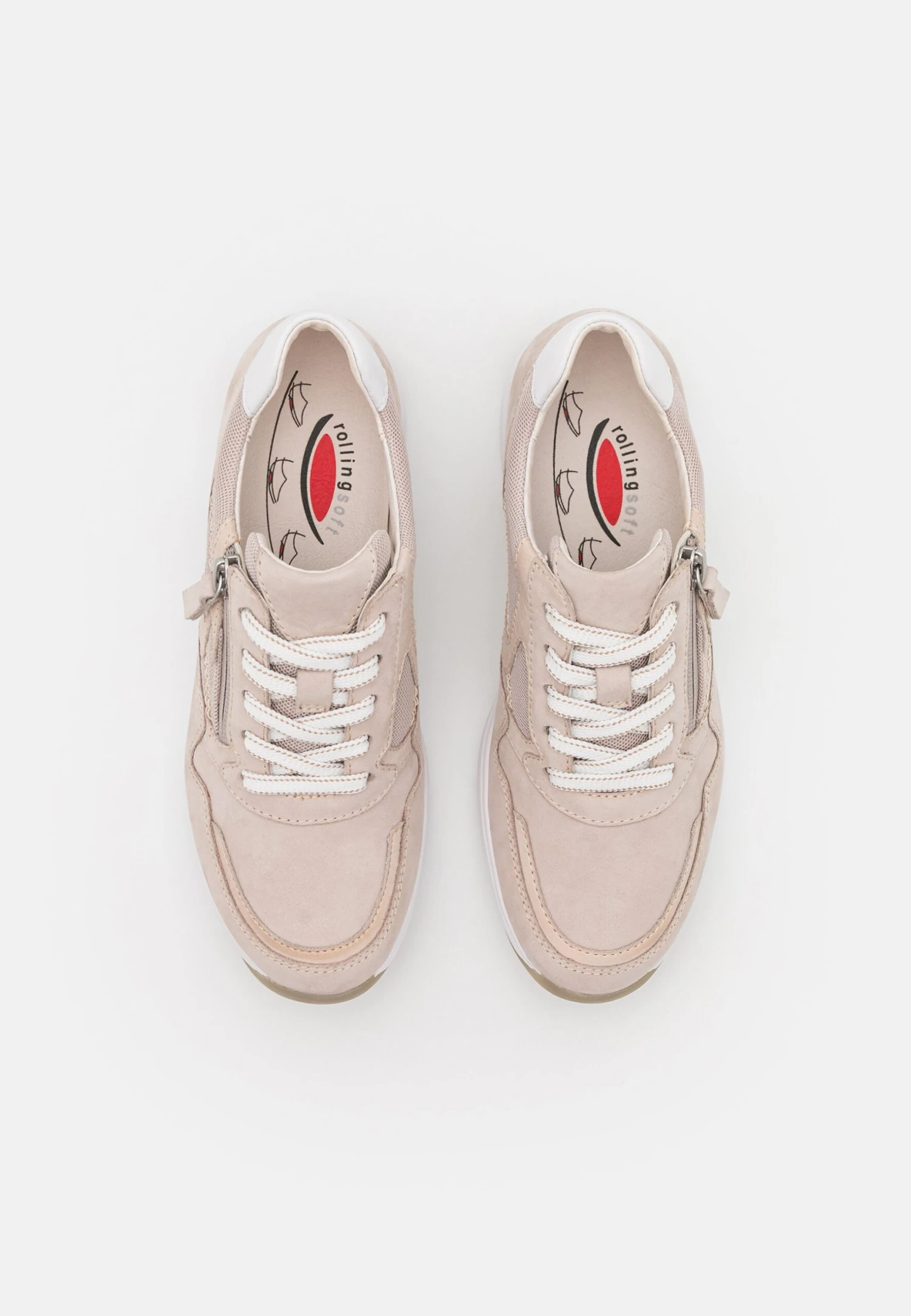 Gabor Comfort Sneakers Laag - Puder/Weiß 8 Gabor Comfort Sneakers Laag - Puder/Weiß - Afbeelding 6