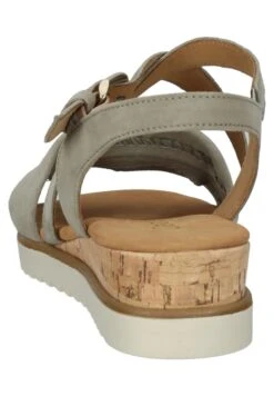 Gabor Sandalen Met Sleehak - Schilf Kork Gold -Gabor Schoenen 2000e9dad6e04e4593e15f05547da16a