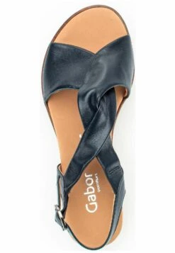 Gabor Comfort Sandalen Met Sleehak - Ocean Korkts Honi -Gabor Schoenen 218dc376915b46d7941538531804d4d9