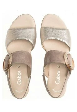Gabor Comfort Comfort- Sandalen Met Plateauzool - Beige -Gabor Schoenen 21d134830d53424294146f4a8bc77b71