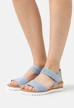 Gabor Comfort Sandalen Met Sleehak - Lagune