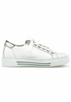 Gabor Sneakers Laag - Weiss Silber -Gabor Schoenen 2c59a8a0b67f43768e3d80ee4c227a3d