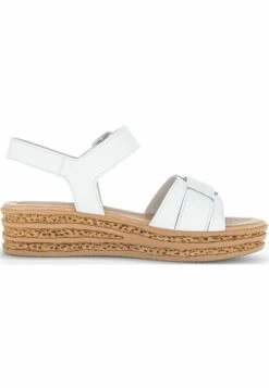 Gabor Sandalen Met Sleehak - Weiss Natur -Gabor Schoenen 30cbb47f4c3e4d50aa39bbbfb8e36cd1