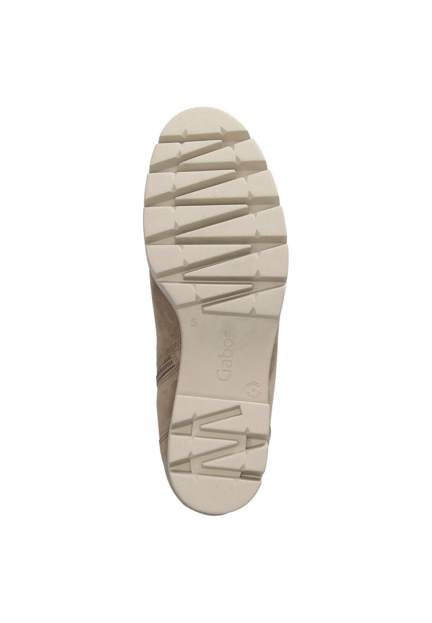 Gabor Enkellaarsjes Met Plateauzool - Khaki 6 Gabor Enkellaarsjes Met Plateauzool - Khaki - Afbeelding 4