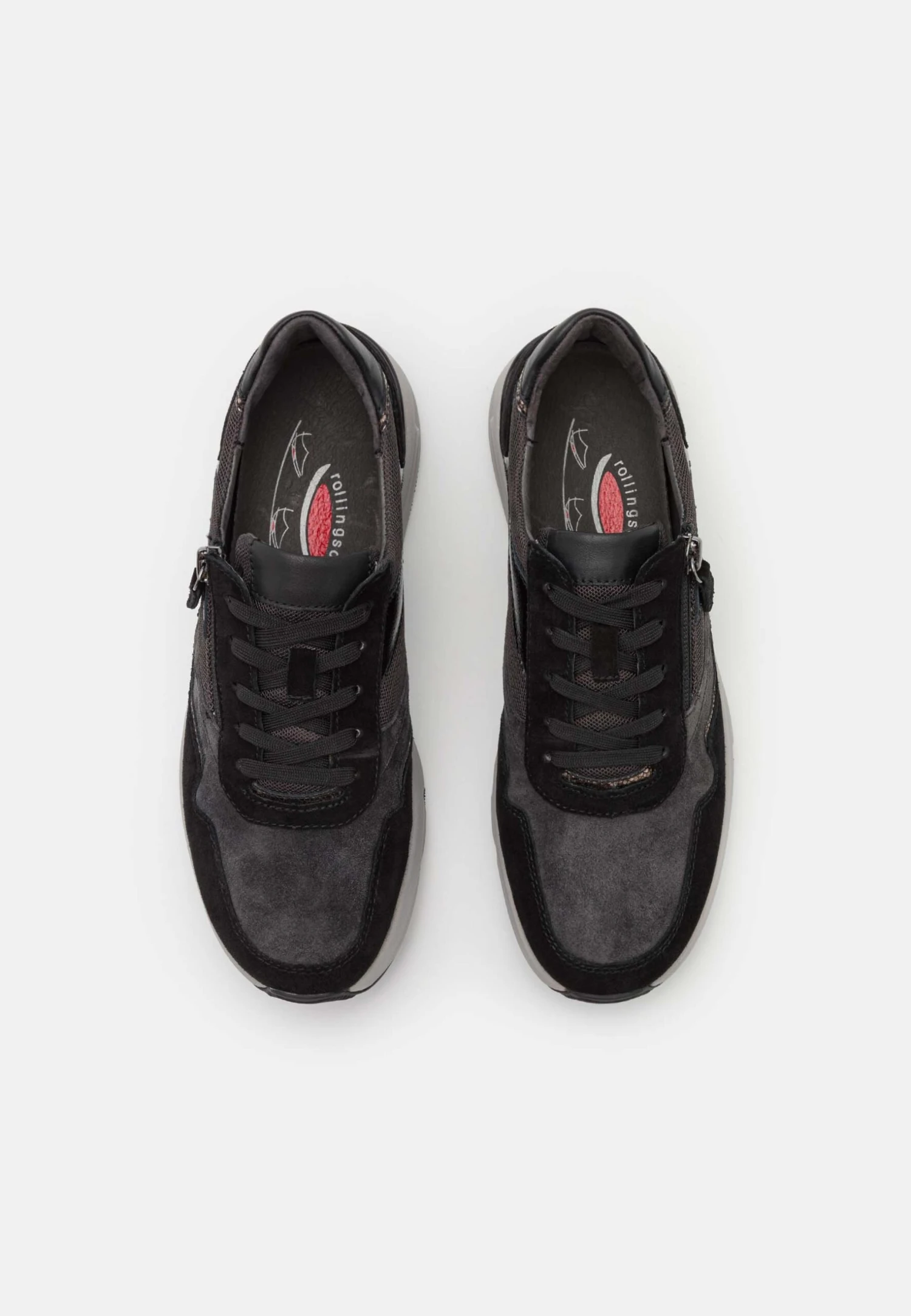 Gabor Comfort Sneakers Laag - Dark Grey/Black/Bronce 8 Gabor Comfort Sneakers Laag - Dark Grey/Black/Bronce - Afbeelding 6