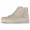 Gabor Sneakers Hoog - Creme -Gabor Schoenen 4418eb87120f4d12abd612ac45011317