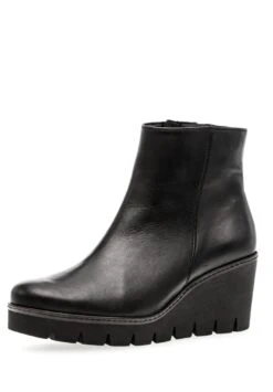 Gabor Enkellaarsjes Met Sleehak - Schwarz Racogn -Gabor Schoenen 47e7b0bc13c14434b51655d2ecff7992