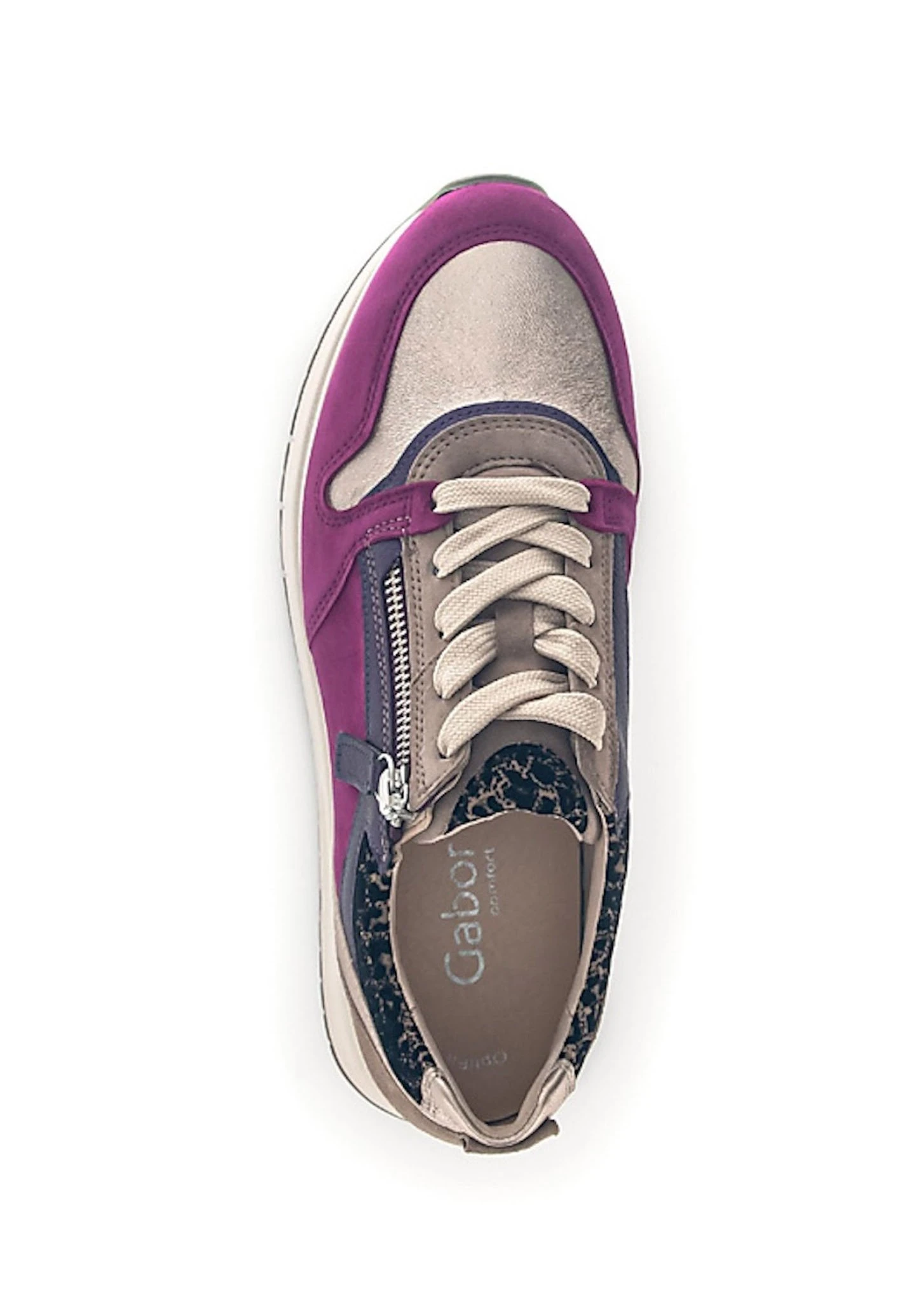 Gabor Sneakers Laag - Paars 4 Gabor Sneakers Laag - Paars - Afbeelding 2