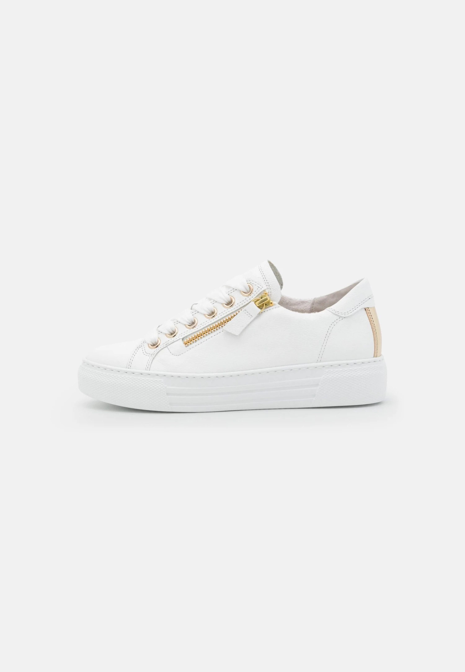 Gabor Comfort Sneakers Laag - Weiss/Platino/Gold 4 Gabor Comfort Sneakers Laag - Weiss/Platino/Gold - Afbeelding 2