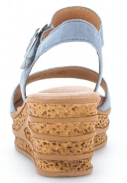 Gabor Sandalen Met Sleehak - Bleu -Gabor Schoenen 4be9241ac7dd4091a2639fe4f01ff35c