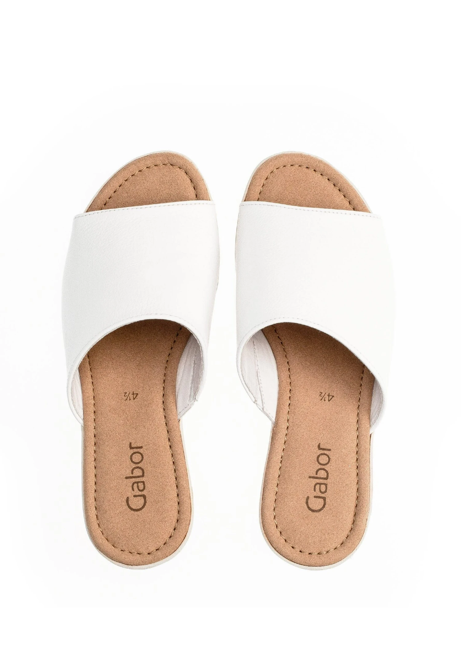 Gabor Muiltjes Met Hak - Weiß 4 Gabor Muiltjes Met Hak - Weiß - Afbeelding 2