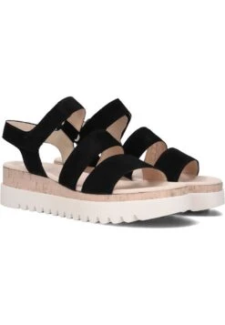 Gabor Sandalen Met Plateauzool - Zwart -Gabor Schoenen 50d750424d1e49598957041f991e0f8e