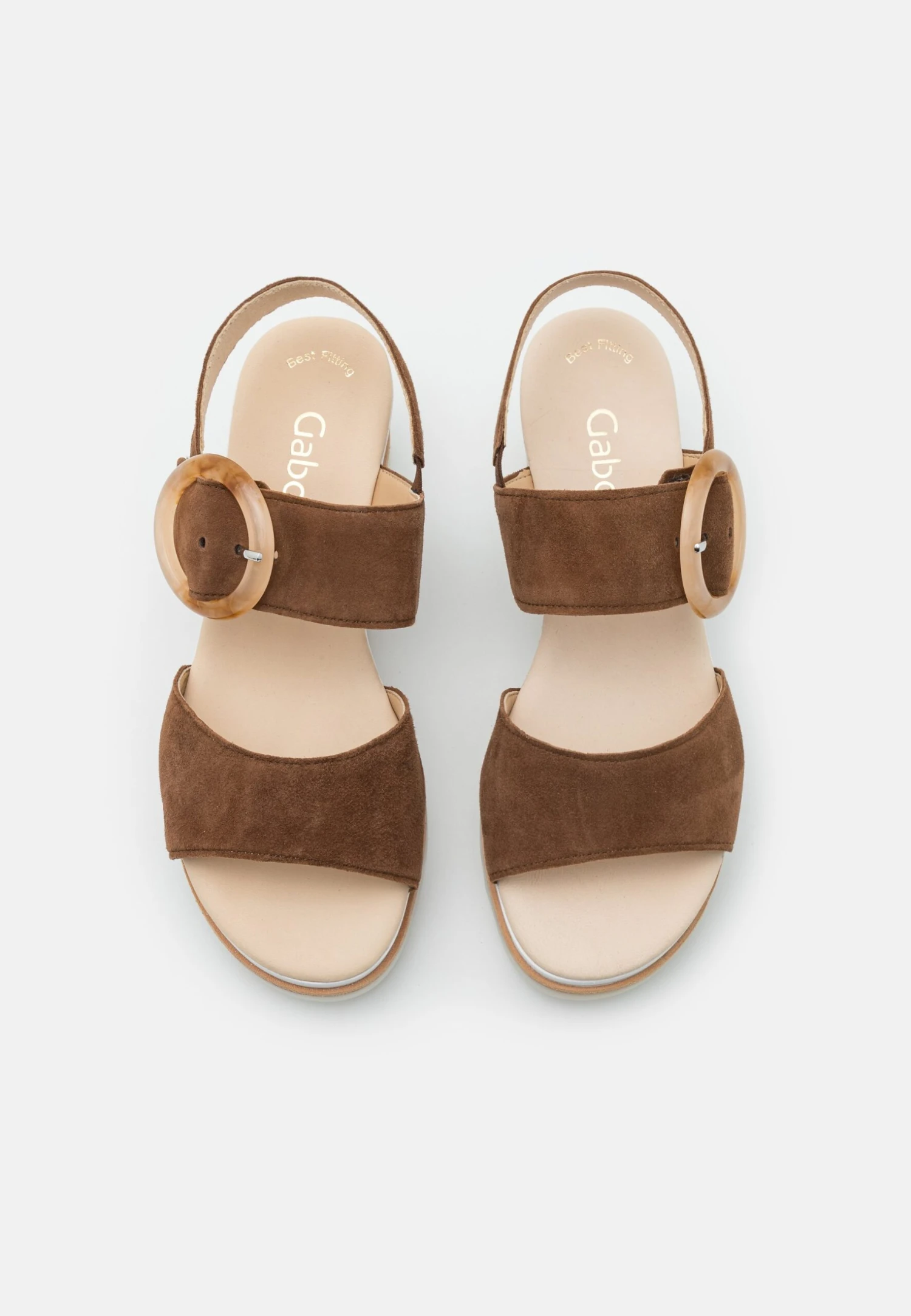 Gabor Sandalen Met Plateauzool - New Whisky 8 Gabor Sandalen Met Plateauzool - New Whisky - Afbeelding 6