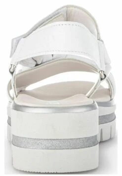 Gabor Sandalen Met Sleehak - Weiss -Gabor Schoenen 5d36f1fe0ffc46e3bd596da16f66ba95