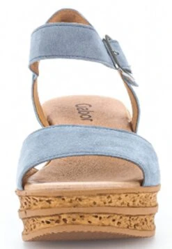 Gabor Sandalen Met Sleehak - Bleu -Gabor Schoenen 601f09909ba24bf9a78134c5d3926f4e