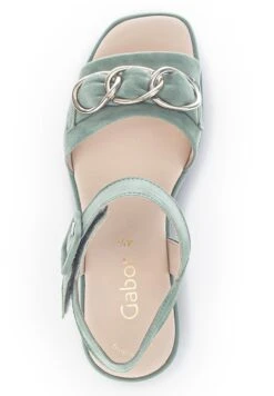 Gabor Sandalen Met Sleehak - Groen -Gabor Schoenen 752e524253a14ebbbea2a6076799f4a7