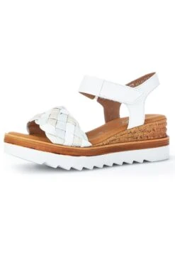 Gabor Comfort Sandalen Met Plateauzool - Weiss/Ltmint/Creme -Gabor Schoenen 788ee555bf934f8db28e47af456c9088