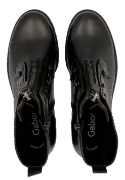 Gabor Enkellaarsjes Met Plateauzool - Schwarz/Altsilber -Gabor Schoenen 7df58980888c4041bdf6adef0f200350