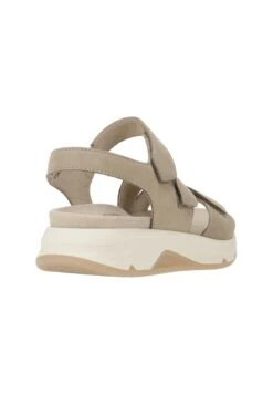 Gabor Sandalen Met Plateauzool - Grau Beige -Gabor Schoenen 7f07c66995ac4b83ae2051aedf949701