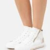Gabor Comfort Sneakers Laag - Weiss/Muschl/Gold -Gabor Schoenen 89e7710db90e458998ce78fdda3d015e