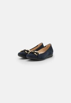 Gabor Comfort Ballerina'S - Dark Blue/Uni Gold 10 Gabor Comfort Ballerina'S - Dark Blue/Uni Gold -Gabor Schoenen 8e1185699b6e46189f42dce2bd5cc65b