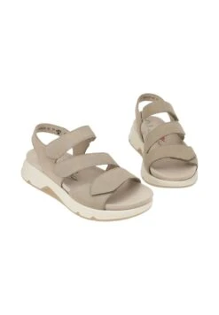 Gabor Sandalen Met Plateauzool - Grau Beige -Gabor Schoenen 90e925b27e5d4697b70d360ff374e201