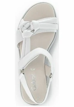 Gabor Sandalen Met Sleehak - Weiss -Gabor Schoenen 91981f28110a43fcbba0d20e1aedc4c2