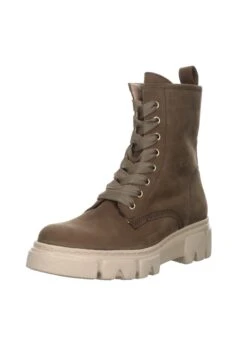 Gabor Enkellaarsjes Met Plateauzool - Oliv -Gabor Schoenen 955222ef6cf741e99acc75c51efb2eb7