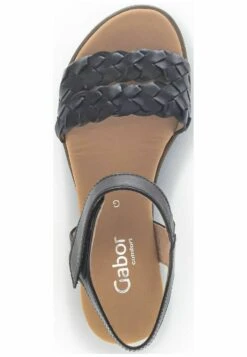 Gabor Sandalen Met Sleehak - Schwarz Kork Schw -Gabor Schoenen 95ff0ea4cbbb41768284c561d02c460a