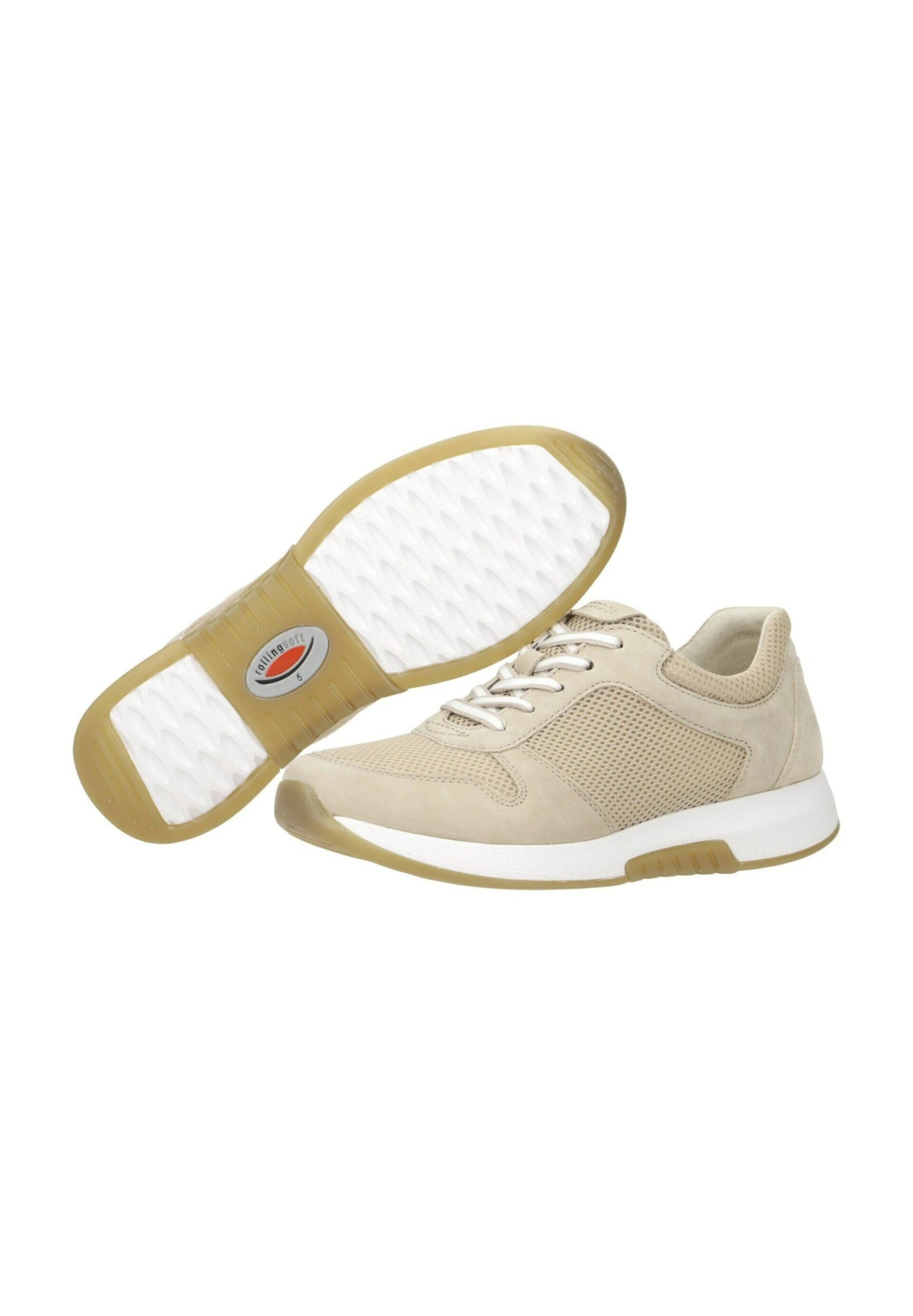 Gabor Rollingsoft 26.946.43- Sneakers Laag - Beige Weiß 7 Gabor Rollingsoft 26.946.43- Sneakers Laag - Beige Weiß - Afbeelding 5