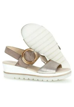 Gabor Comfort Comfort- Sandalen Met Plateauzool - Beige -Gabor Schoenen bd072b8c11b847eca6ba83980a47e315