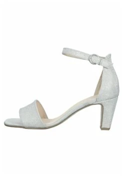 Gabor Sandalen Met Enkelbandjes - Silber Light Grey