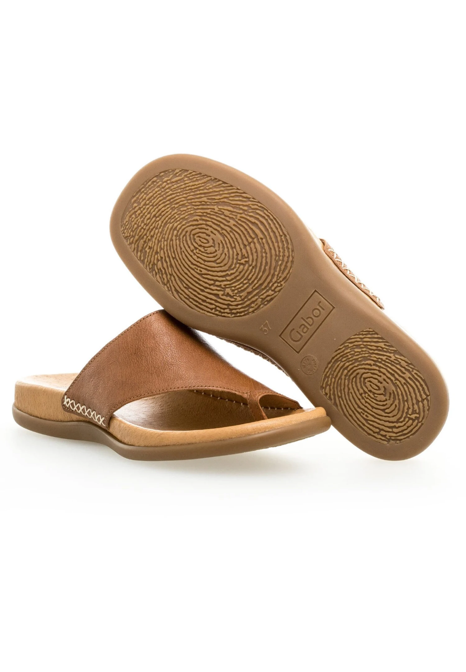 Gabor 23.700 - Teensandalen - Peanut 4 Gabor 23.700 - Teensandalen - Peanut - Afbeelding 2