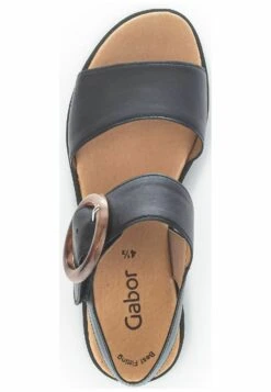 Gabor Sandalen Met Sleehak - Schwarz -Gabor Schoenen c58629b60b1c4a5da54199194e21f0a3