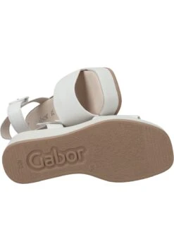Gabor Sandalen Met Sleehak - Weiß -Gabor Schoenen c7b183e8026044a8bd3c1fd623a1c292