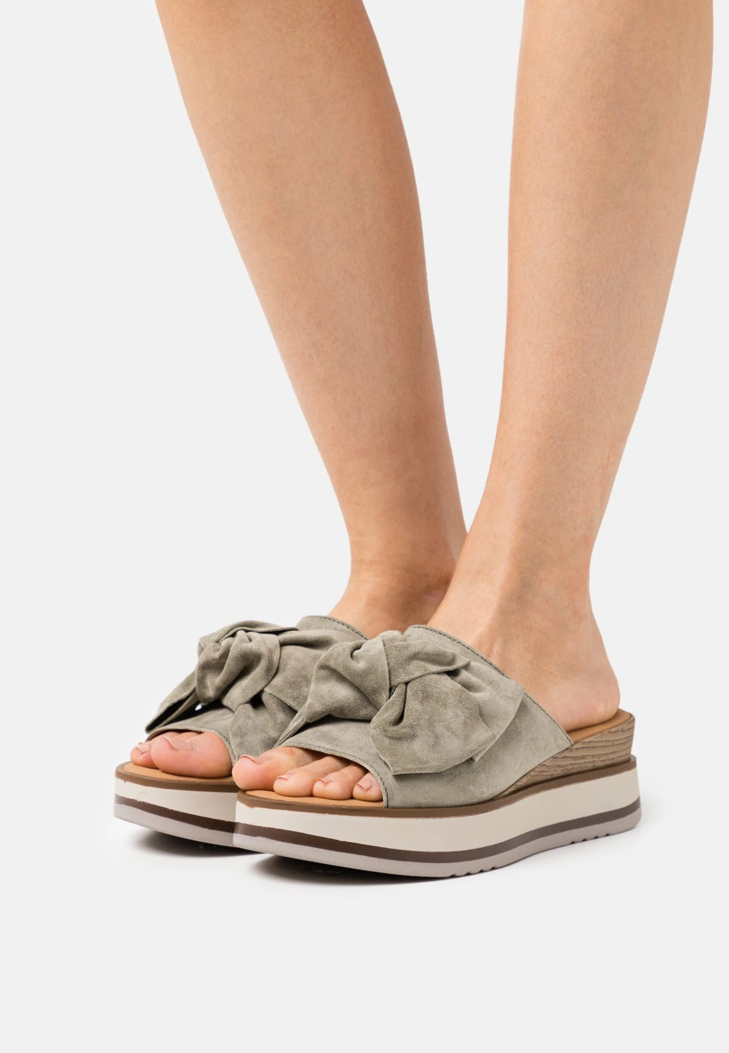 Gabor Muiltjes Met Hak - Salvia/Natur 3 Gabor Muiltjes Met Hak - Salvia/Natur