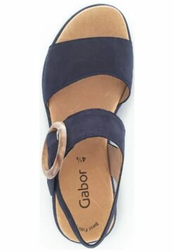 Gabor Sandalen Met Plateauzool - Blau -Gabor Schoenen cad284b51c974152ba1f773f8413066b