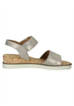 Gabor Sandalen Met Sleehak - Muschel Kork Crem -Gabor Schoenen cea3c7ae35534808890268338a79f49a