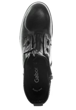 Gabor Enkellaarsjes Met Plateauzool - Schwarz/Altsilber -Gabor Schoenen dcbbd71c2e24477ca2493e760855a956