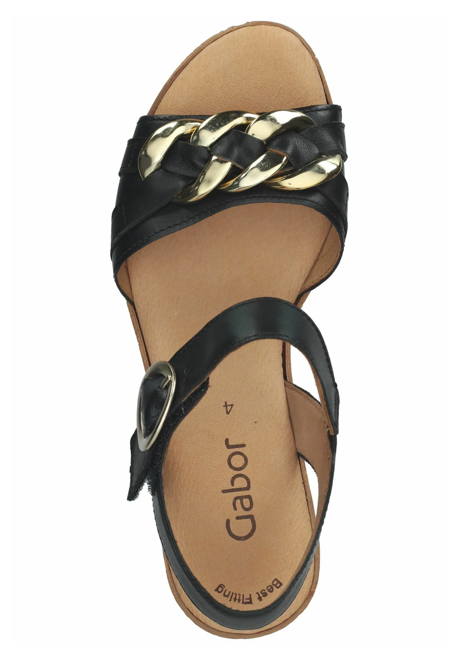 Gabor Clogs - Schwarz/Gold 5 Gabor Clogs - Schwarz/Gold - Afbeelding 3