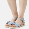 Gabor Comfort Sandalen Met Sleehak - Sky