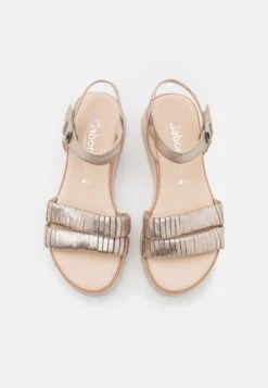 Gabor Comfort Sandalen Met Plateauzool - Puder -Gabor Schoenen e8429ab2a3f24b609c976370a62cb29a