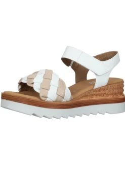 Gabor Comfort Sandalen Met Plateauzool - Weiss New Rose